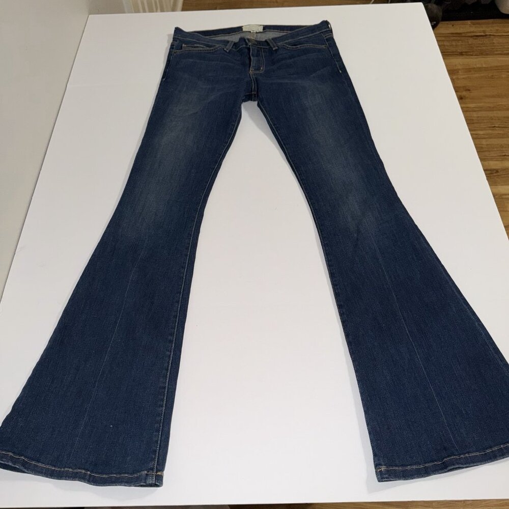 Current Elliott Women’s Jeans Sz 30‎ The Low Bell 70’s Flare Festival Bohocore - Picture 4 of 13